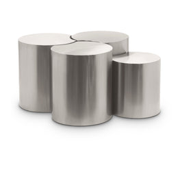 Meridian Dimple Silver Coffee Table