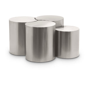 Meridian Dimple Silver Coffee Table