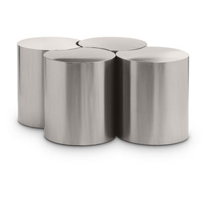 Meridian Dimple Silver Coffee Table