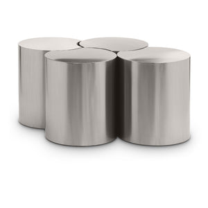 Meridian Dimple Silver Coffee Table