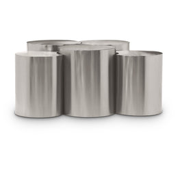 Meridian Dimple Silver Coffee Table