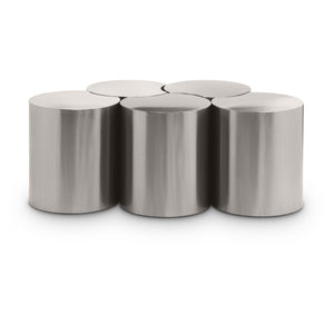 Meridian Dimple Silver Coffee Table
