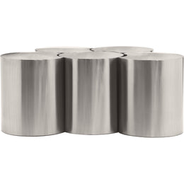 Meridian Dimple Silver Coffee Table