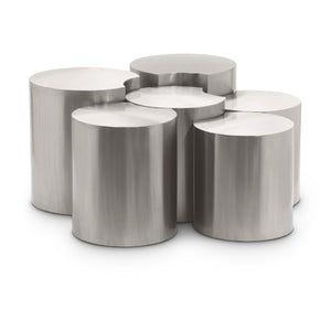 Meridian Dimple Silver Coffee Table