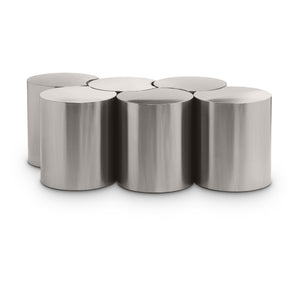 Meridian Dimple Silver Coffee Table