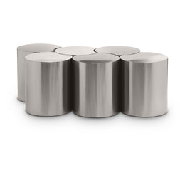 Meridian Dimple Silver Coffee Table