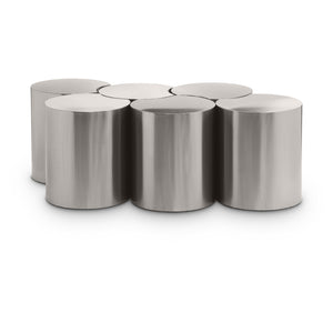 Meridian Dimple Silver Coffee Table