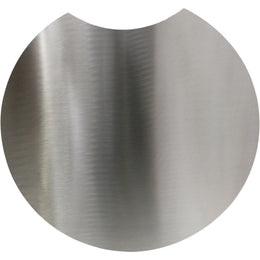 Meridian Dimple Silver End Table