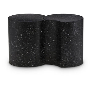Meridian Dimple Black End Table
