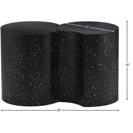 Meridian Dimple Black End Table