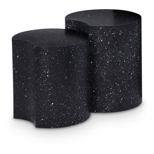 Meridian Dimple Black End Table