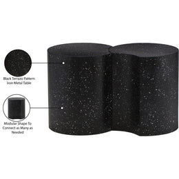 Meridian Dimple Black End Table