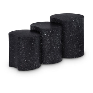 Meridian Dimple Black End Table