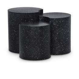 Meridian Dimple Black End Table