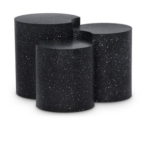 Meridian Dimple Black End Table