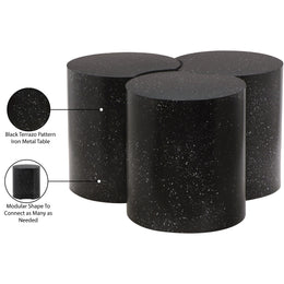 Meridian Dimple Black Coffee Table