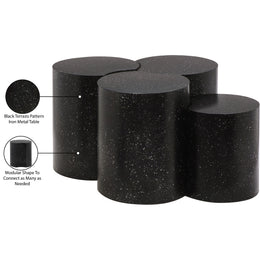 Meridian Dimple Black Coffee Table