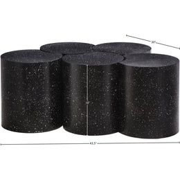 Meridian Dimple Black Coffee Table