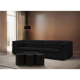 Meridian Dimple Black Coffee Table