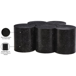 Meridian Dimple Black Coffee Table