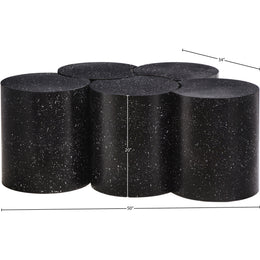 Meridian Dimple Black Coffee Table