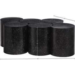 Meridian Dimple Black Coffee Table