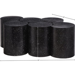 Meridian Dimple Black Coffee Table