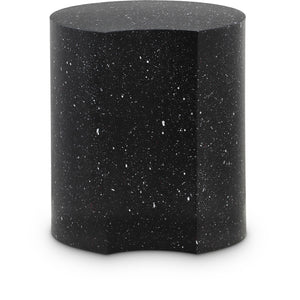 Meridian Dimple Black End Table