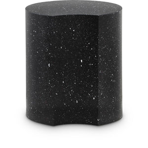 Meridian Dimple Black End Table