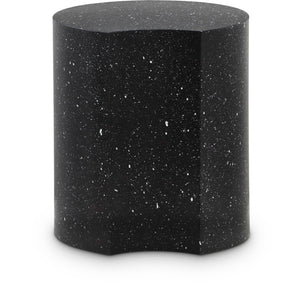 Meridian Dimple Black End Table
