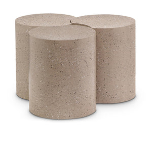 Meridian Dimple Taupe Coffee Table