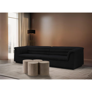 Meridian Dimple Taupe Coffee Table