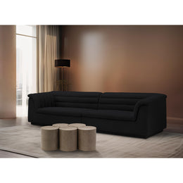 Meridian Dimple Taupe Coffee Table
