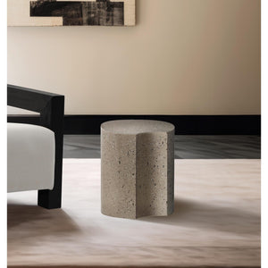 Meridian Dimple Taupe End Table