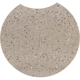 Meridian Dimple Taupe End Table