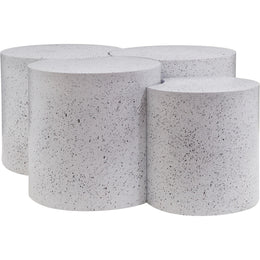 Meridian Dimple White Coffee Table
