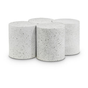 Meridian Dimple White Coffee Table