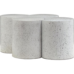 Meridian Dimple White Coffee Table