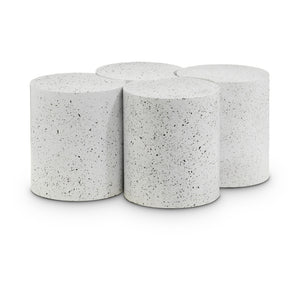 Meridian Dimple White Coffee Table