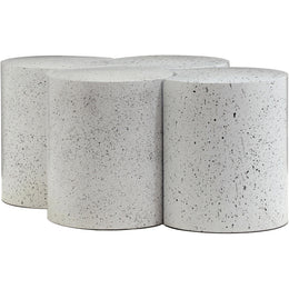 Meridian Dimple White Coffee Table