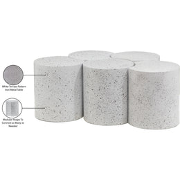 Meridian Dimple White Coffee Table