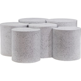 Meridian Dimple White Coffee Table