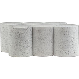 Meridian Dimple White Coffee Table