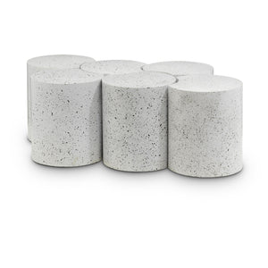 Meridian Dimple White Coffee Table