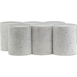 Meridian Dimple White Coffee Table
