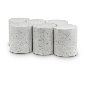 Meridian Dimple White Coffee Table