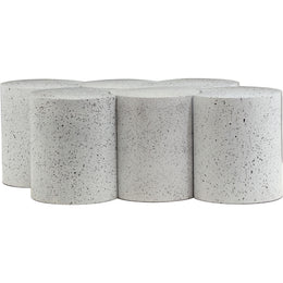 Meridian Dimple White Coffee Table