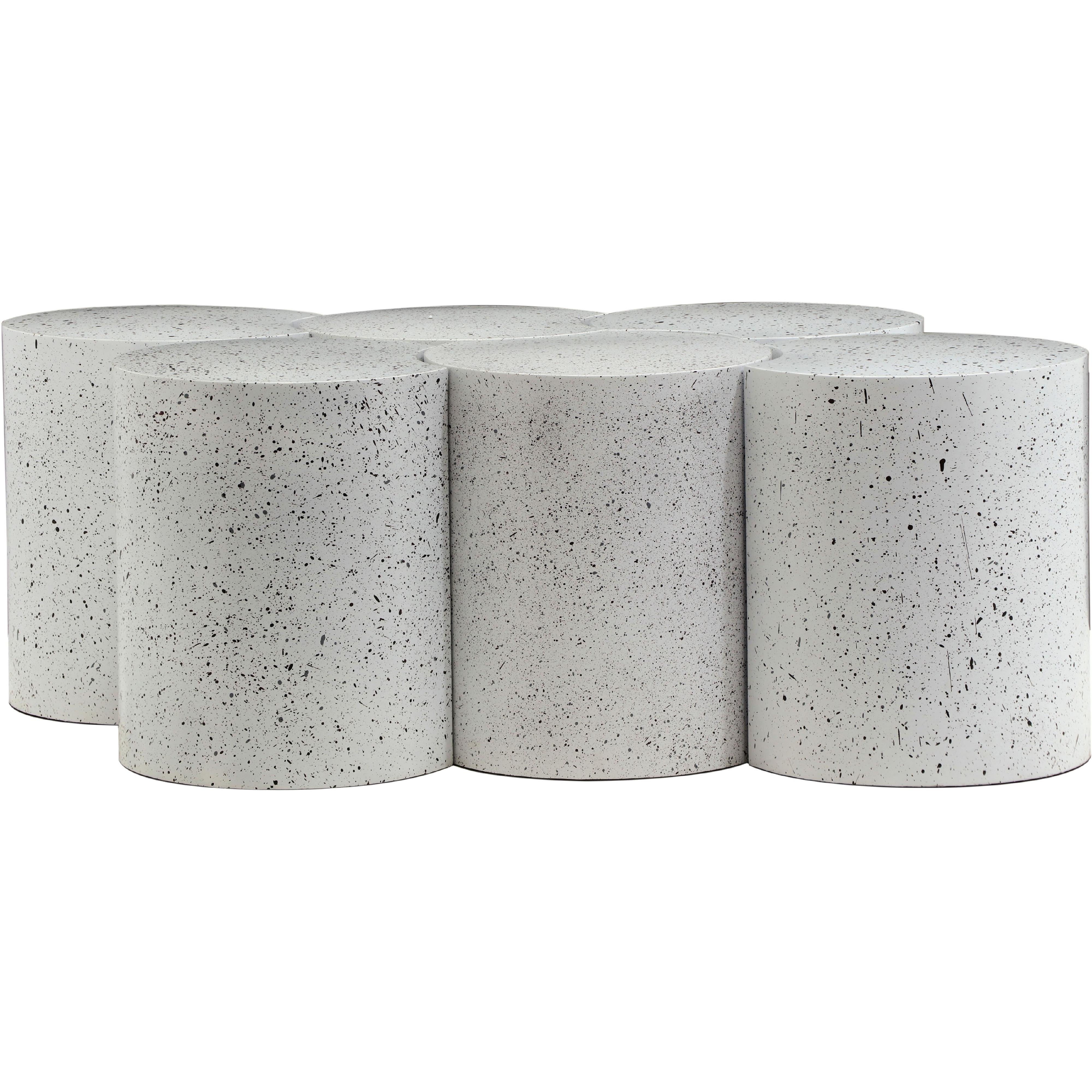 Meridian Dimple White Coffee Table
