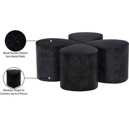 Meridian Petal Black Coffee Table