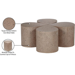 Meridian Petal Taupe Coffee Table